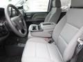 2017 Silver Ice Metallic Chevrolet Silverado 1500 Custom Double Cab 4x4  photo #14