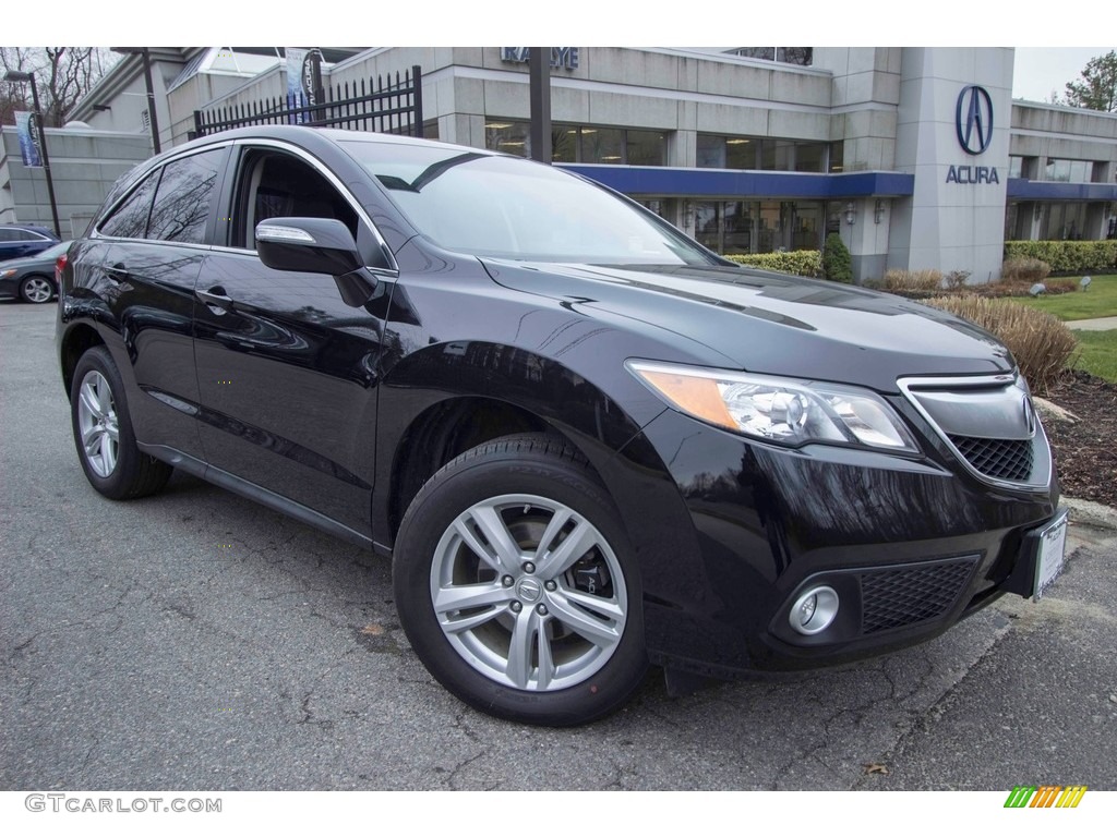 2014 RDX Technology AWD - Crystal Black Pearl / Ebony photo #1