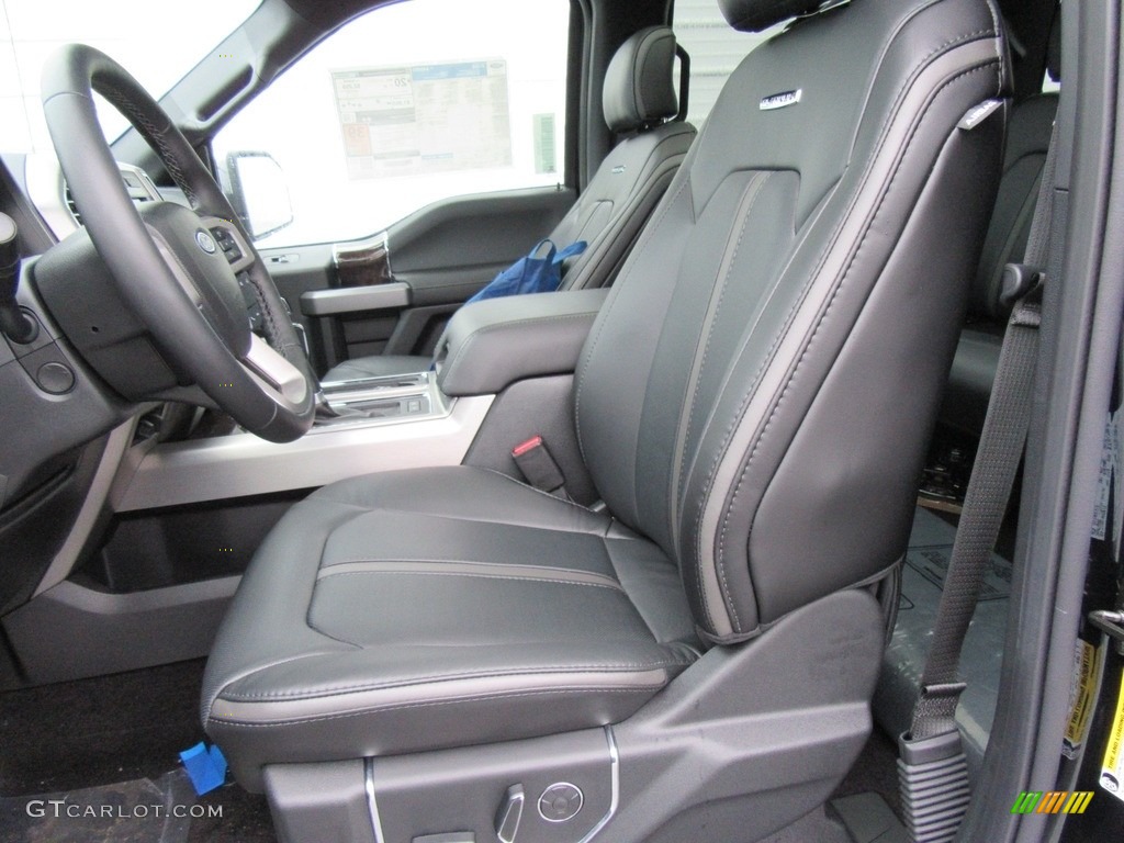 2017 Ford F150 Platinum SuperCrew 4x4 Front Seat Photo #118240457