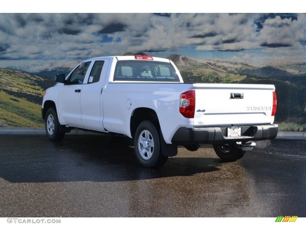 2017 Tundra SR Double Cab 4x4 - Super White / Graphite photo #3