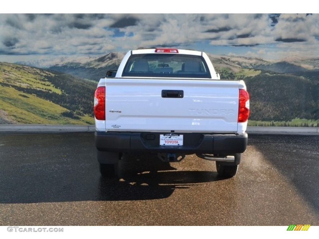 2017 Tundra SR Double Cab 4x4 - Super White / Graphite photo #4