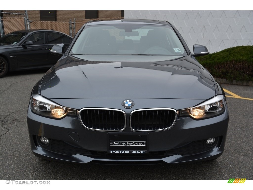 2014 3 Series 320i xDrive Sedan - Mineral Grey Metallic / Black photo #7