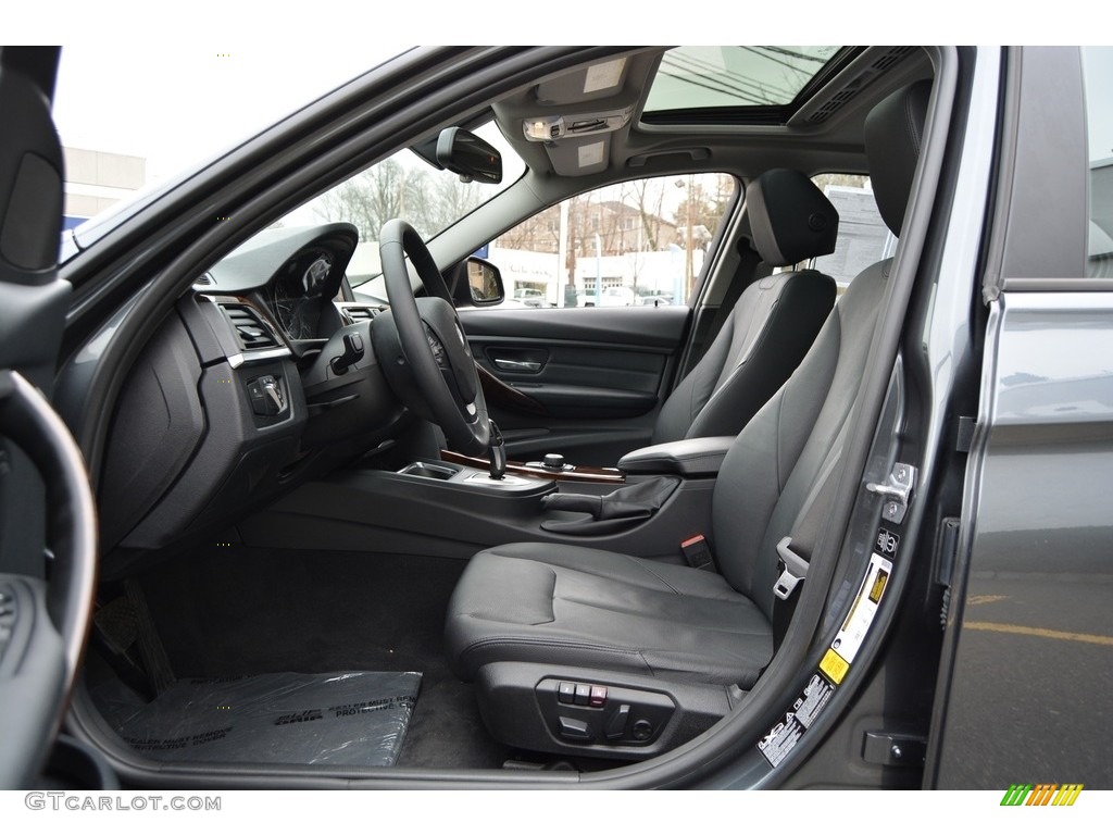 2014 3 Series 320i xDrive Sedan - Mineral Grey Metallic / Black photo #11