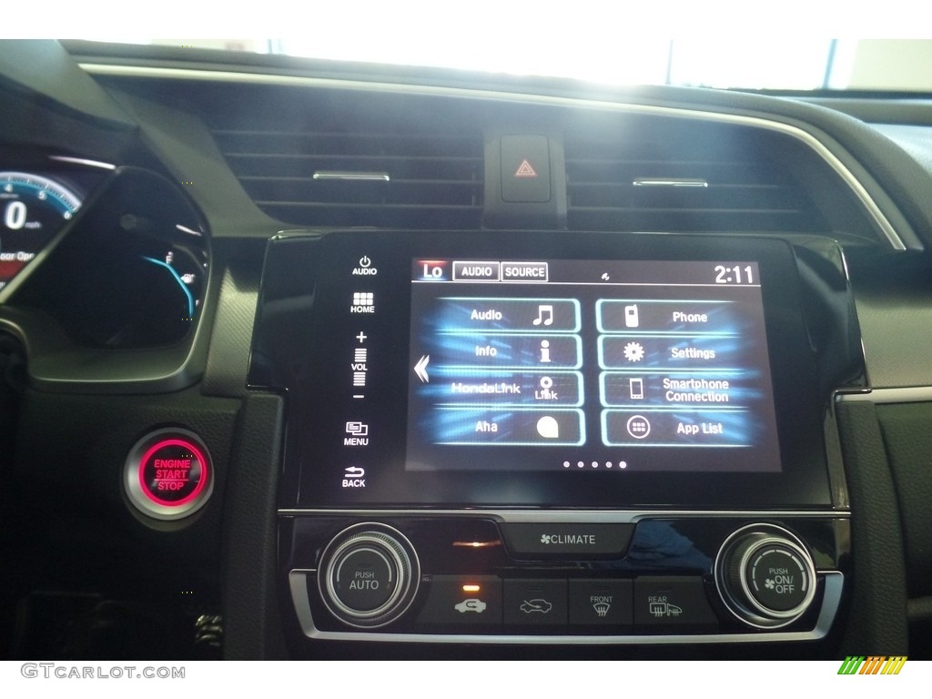 2017 Civic EX Sedan - Lunar Silver Metallic / Black photo #12