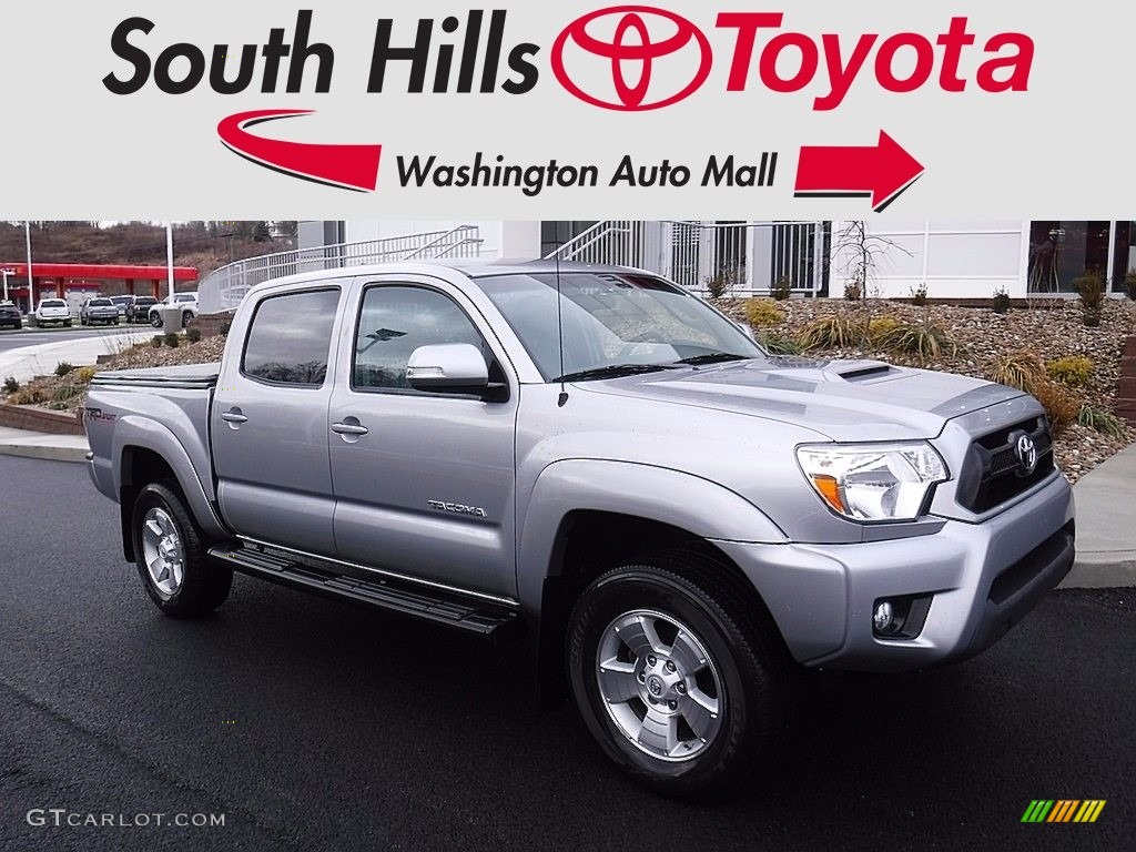 2014 Tacoma V6 TRD Sport Double Cab 4x4 - Silver Sky Metallic / Graphite photo #1