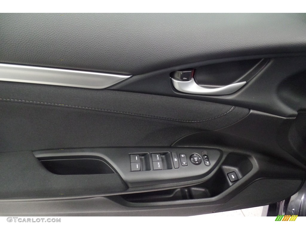 2017 Civic EX Sedan - Modern Steel Metallic / Black photo #8