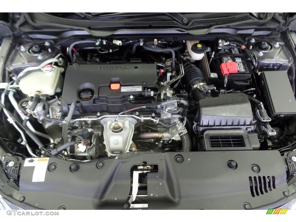 2017 Civic EX Sedan - Modern Steel Metallic / Black photo #15