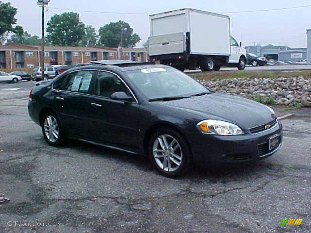 2009 Impala LTZ - Slate Metallic / Ebony photo #3