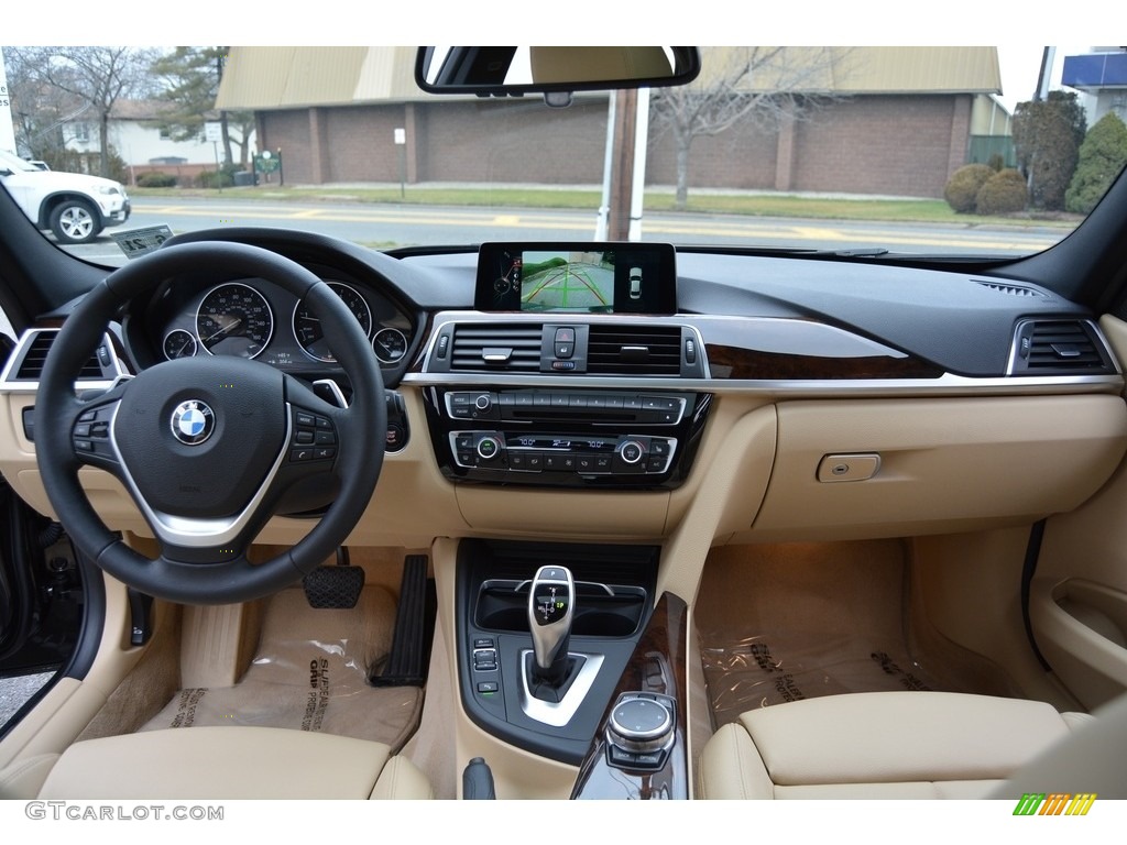 2016 BMW 3 Series 328i xDrive Sedan Venetian Beige Dashboard Photo #118244855