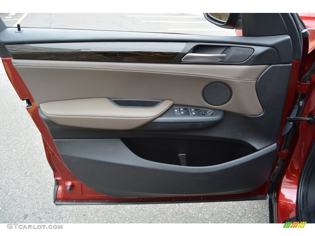 2014 X3 xDrive35i - Vermilion Red Metallic / Mojave photo #8