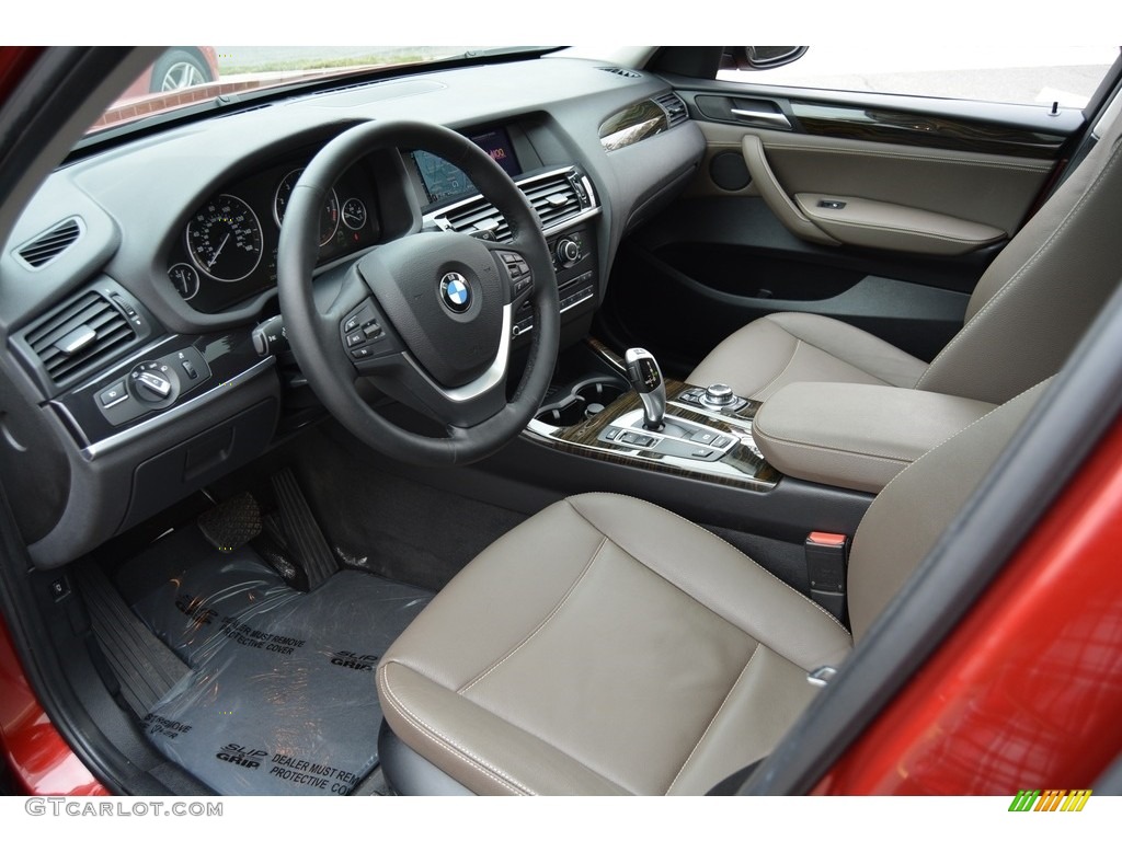2014 X3 xDrive35i - Vermilion Red Metallic / Mojave photo #10