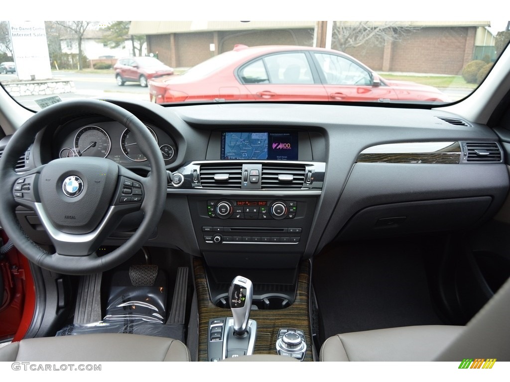 2014 X3 xDrive35i - Vermilion Red Metallic / Mojave photo #15