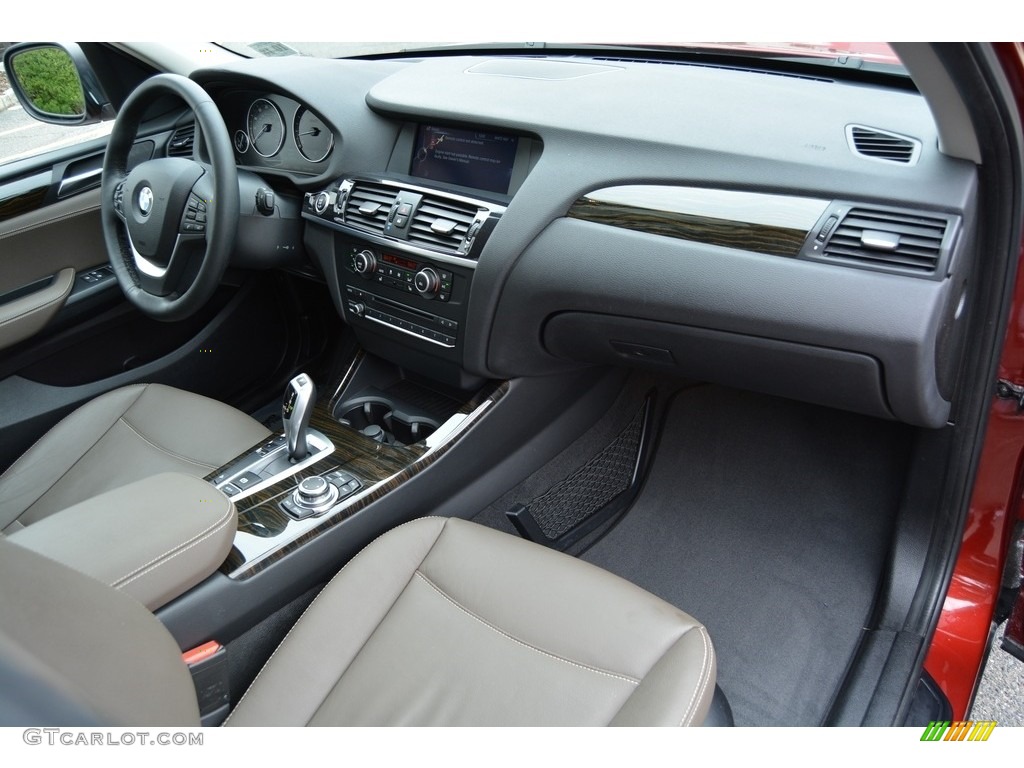 2014 X3 xDrive35i - Vermilion Red Metallic / Mojave photo #27
