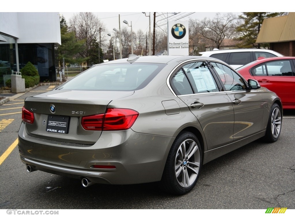 2016 3 Series 340i xDrive Sedan - Platinum Silver Metallic / Black photo #3