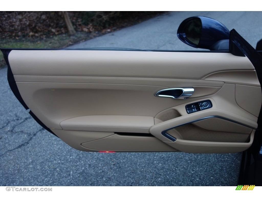 2015 Porsche 911 Targa 4S Luxor Beige Door Panel Photo #118245357