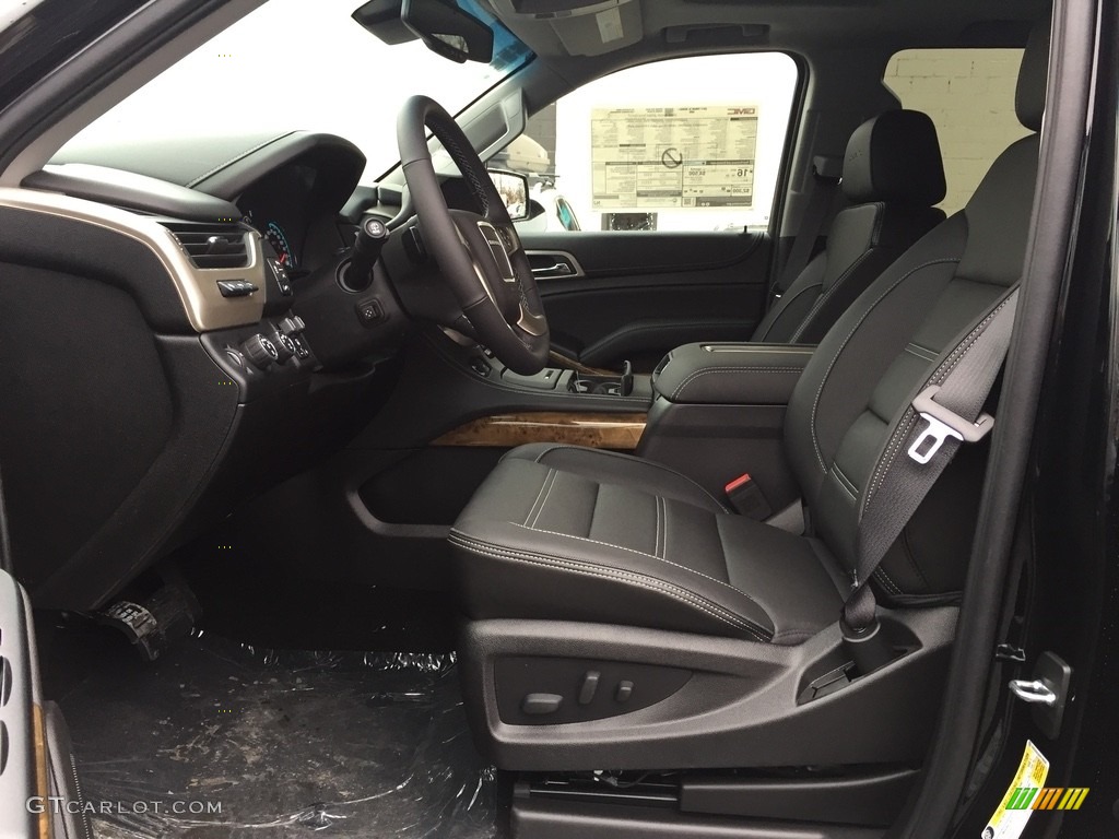 Jet Black Interior 2017 GMC Yukon XL Denali 4WD Photo #118246218