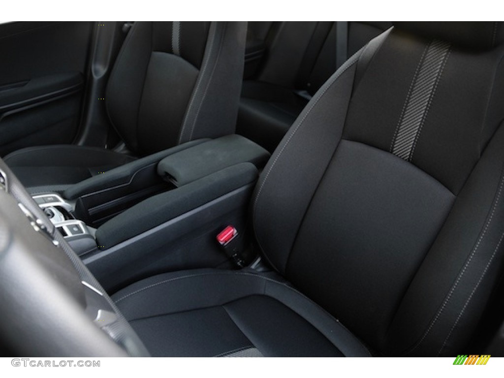 Black Interior 2017 Honda Civic EX Sedan Photo #118246233