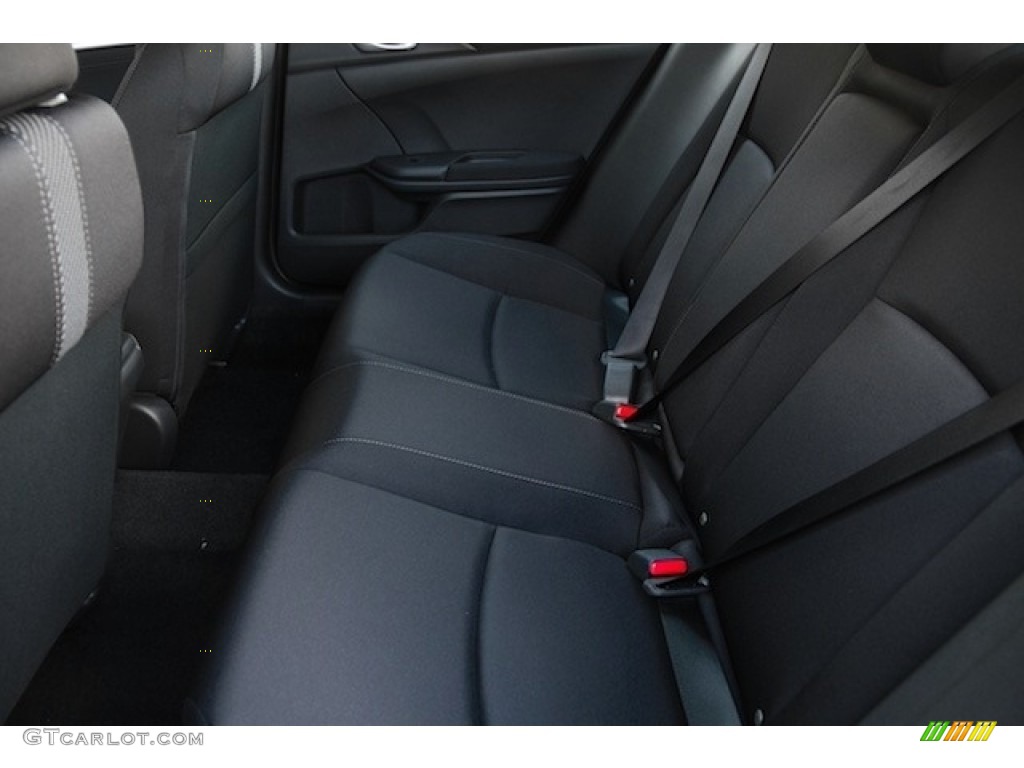 Black Interior 2017 Honda Civic EX Sedan Photo #118246257