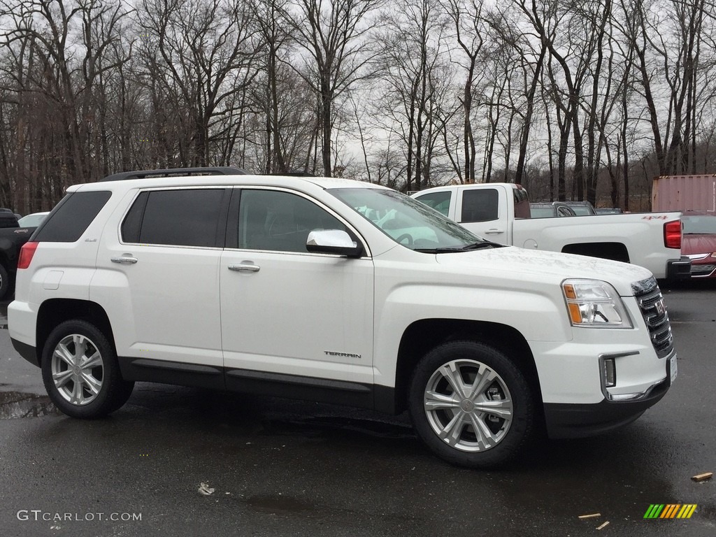 Summit White 2017 GMC Terrain SLE AWD Exterior Photo #118246356