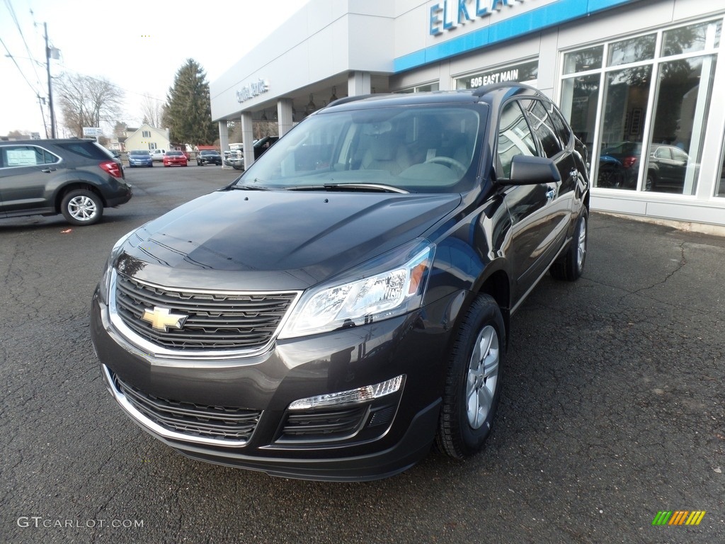 2017 Traverse LS AWD - Tungsten Metallic / Dark Titanium/Light Titanium photo #3