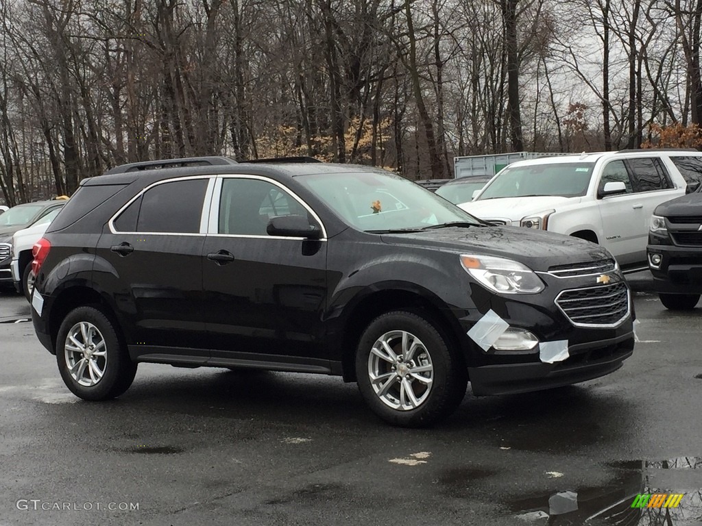 2017 Equinox LT AWD - Black / Jet Black photo #3