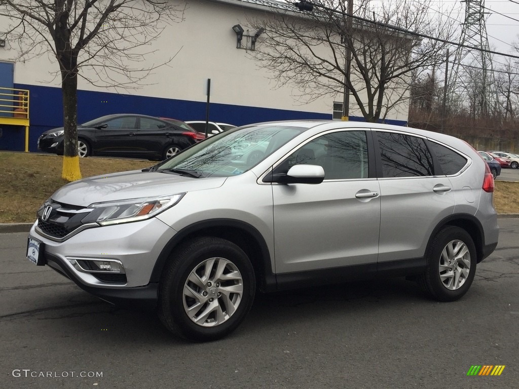 2016 CR-V EX AWD - Alabaster Silver Metallic / Black photo #1