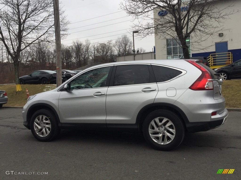 2016 CR-V EX AWD - Alabaster Silver Metallic / Black photo #6