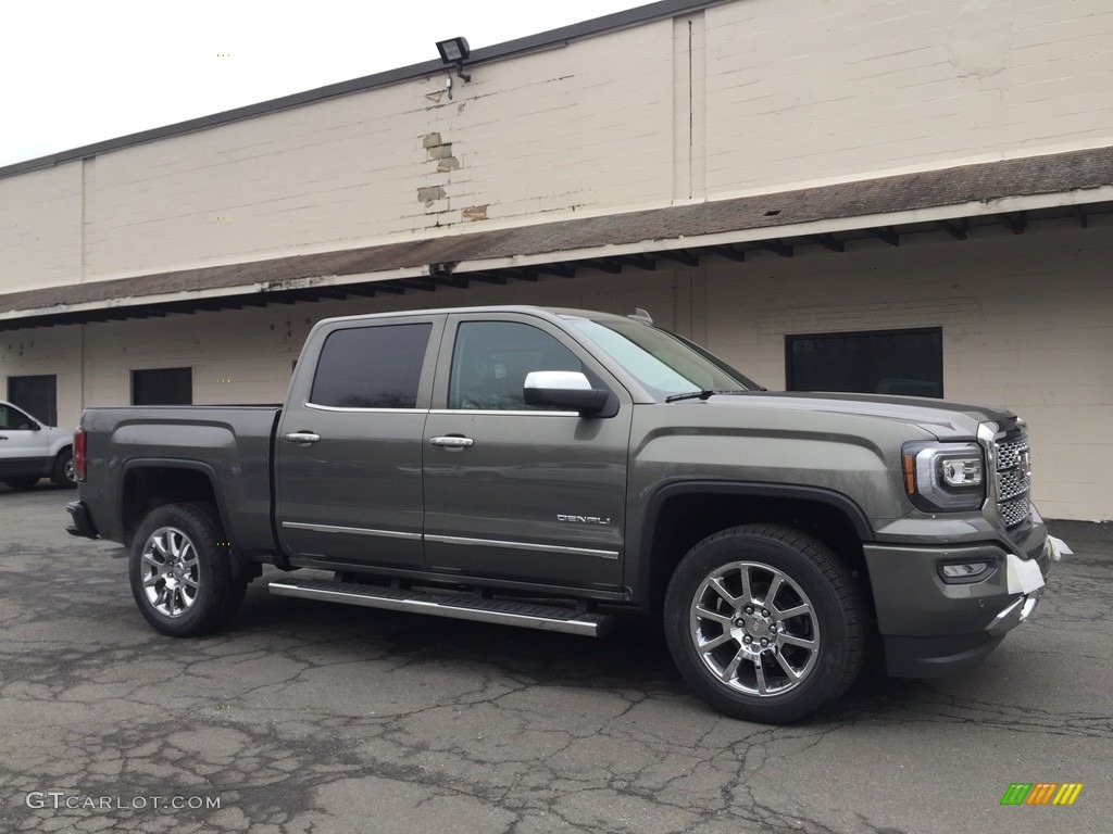 2017 Sierra 1500 Denali Crew Cab 4WD - Mineral Metallic / Jet Black photo #3