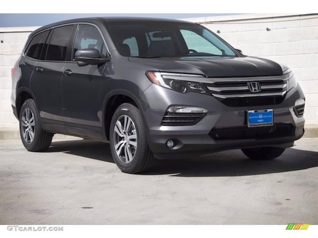 2017 Modern Steel Metallic Honda Pilot Ex L Awd 118245635 Modern Steel Metallic Honda Pilot