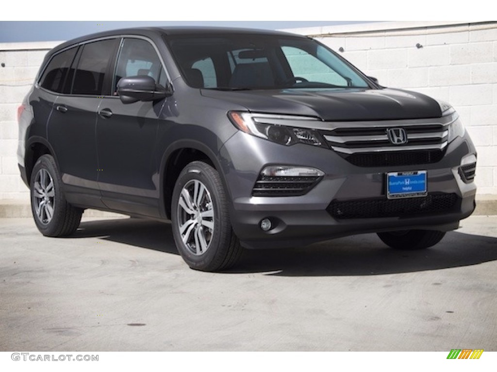 2017 Modern Steel Metallic Honda Pilot Ex L Awd 118245635 Photo 9