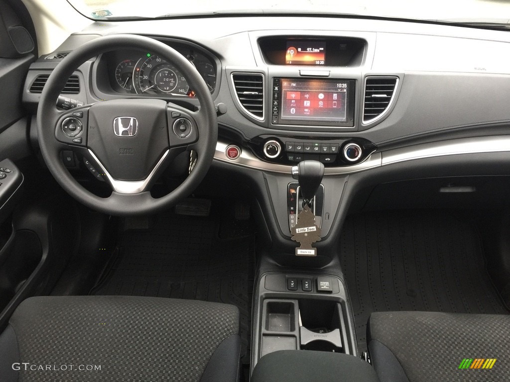 2016 CR-V EX AWD - Alabaster Silver Metallic / Black photo #13