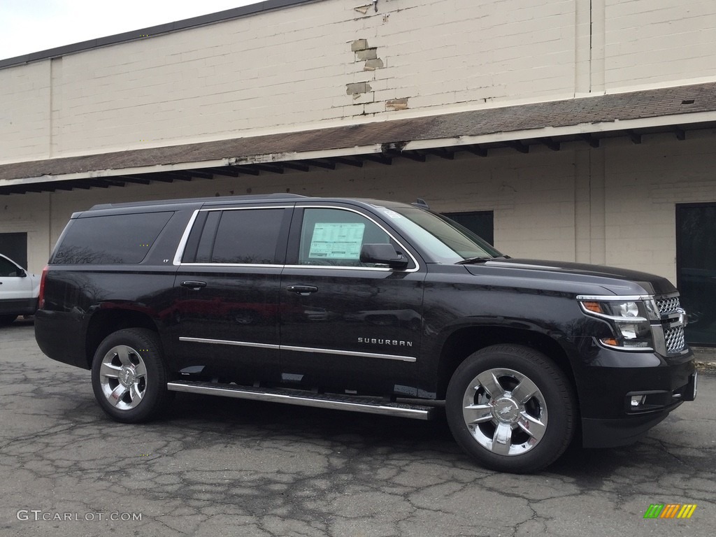 2017 Suburban LT 4WD - Black / Jet Black photo #3