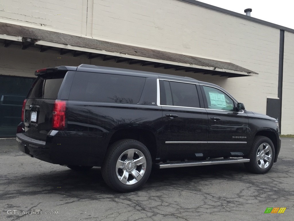 2017 Suburban LT 4WD - Black / Jet Black photo #4