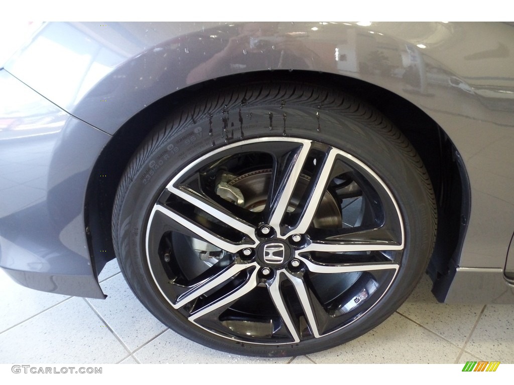 2017 Accord Sport Sedan - Modern Steel Metallic / Black photo #16