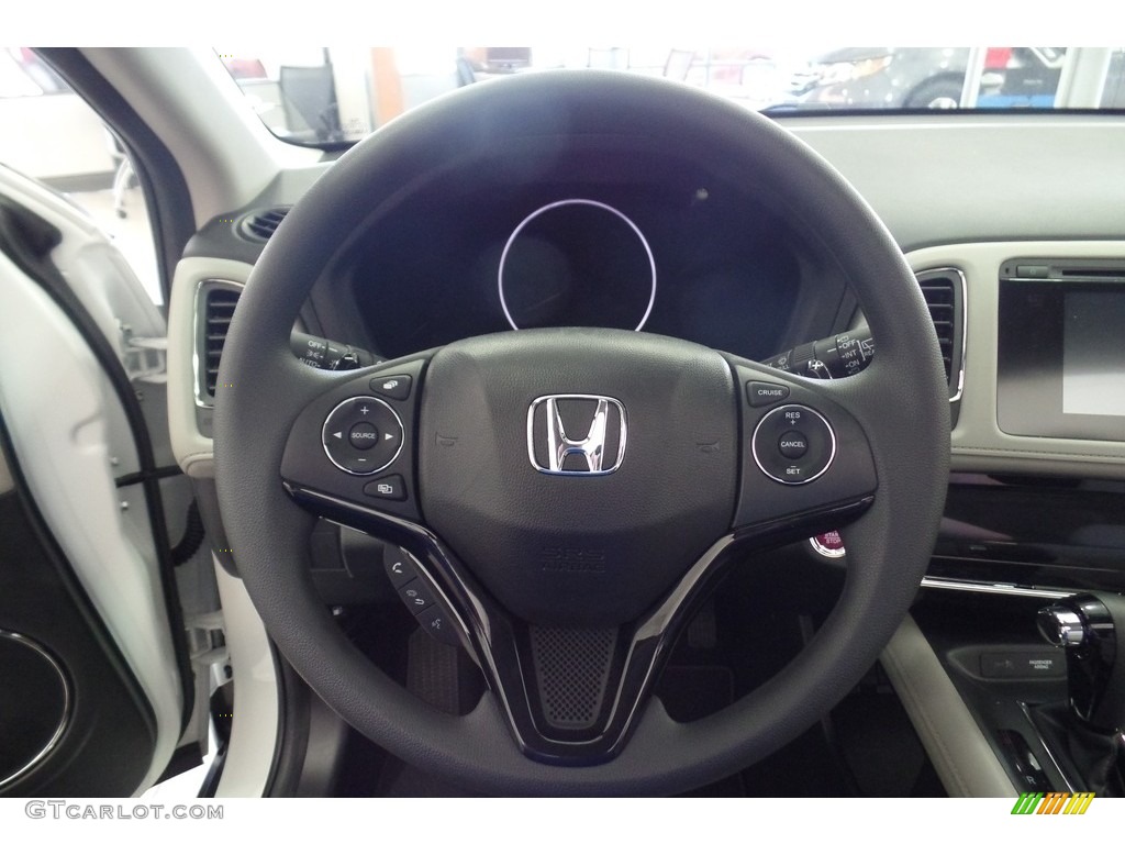 2017 Honda HR-V EX AWD Gray Steering Wheel Photo #118249860