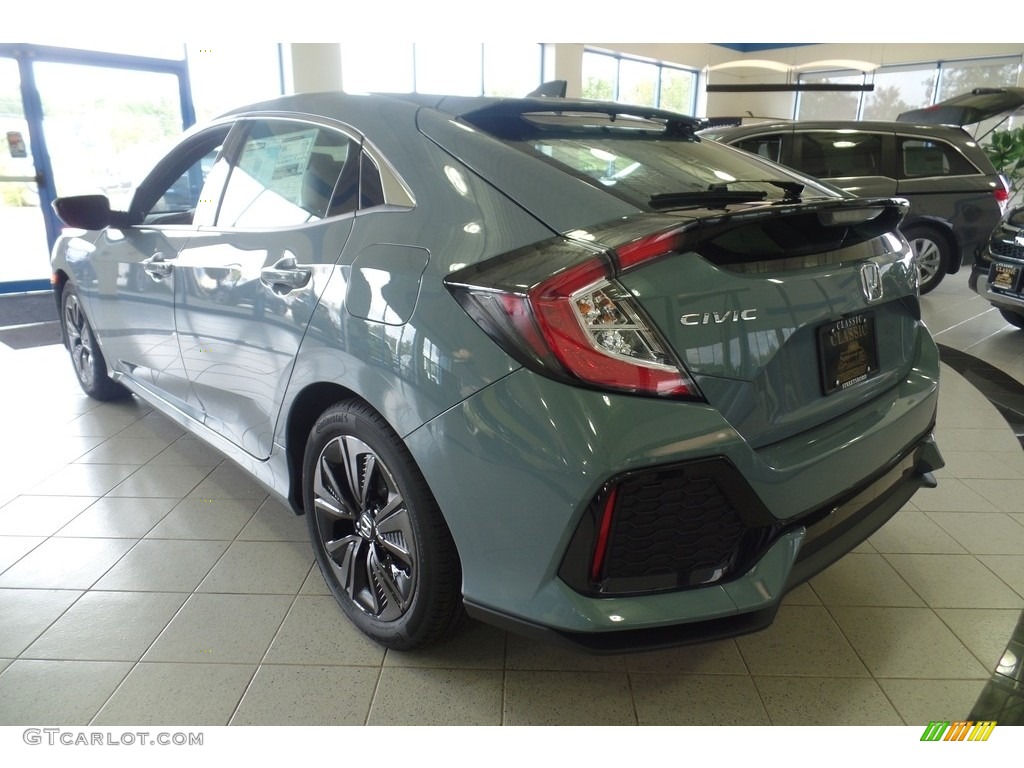 2017 Civic EX-L Navi Hatchback - Sonic Gray Pearl / Black photo #2