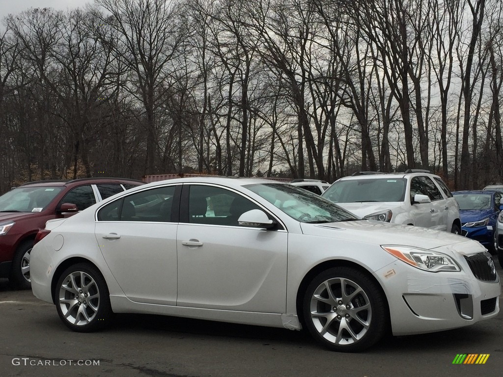 White Frost Tricoat 2017 Buick Regal GS AWD Exterior Photo #118250634