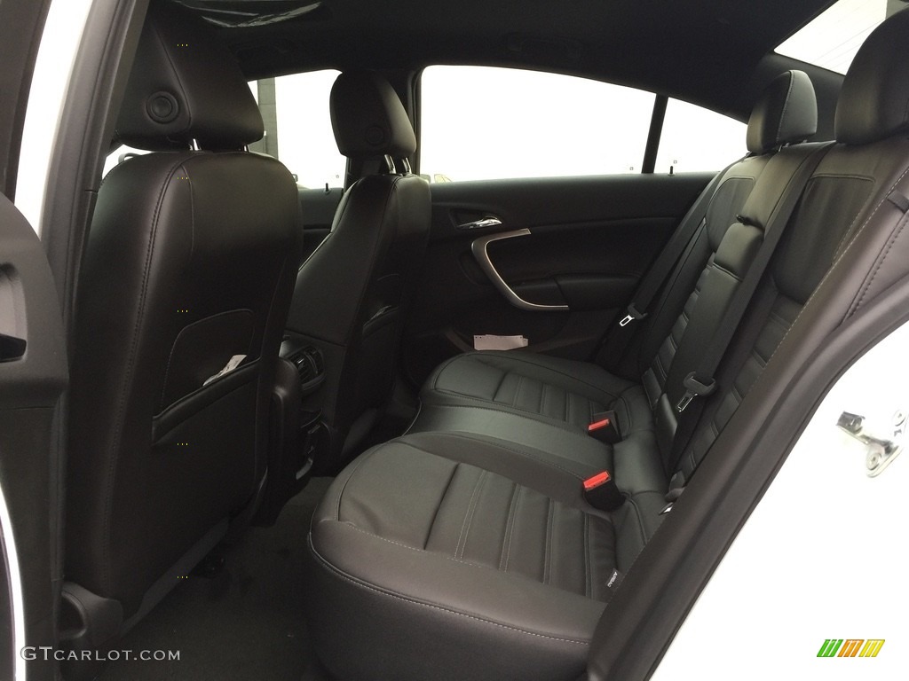 Ebony Interior 2017 Buick Regal GS AWD Photo #118250748