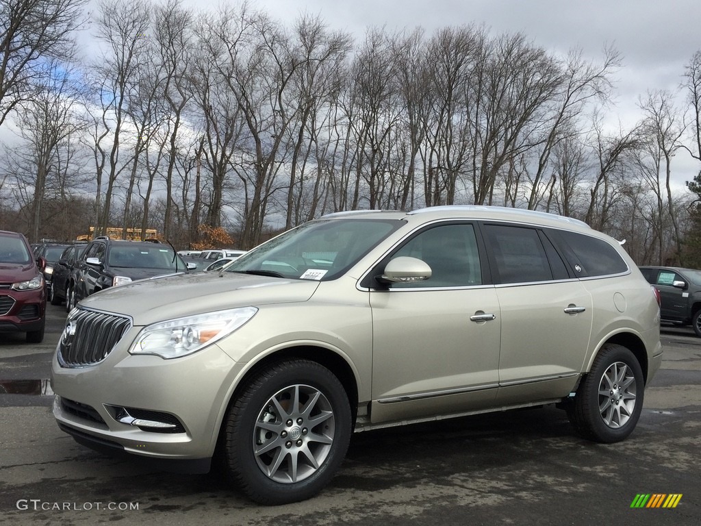 2017 Enclave Leather AWD - Sparkling Silver Metallic / Ebony/Ebony photo #1