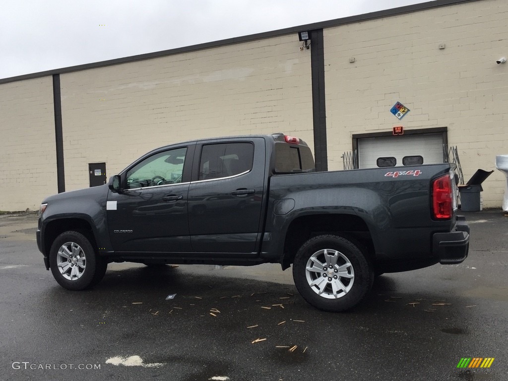 2017 Colorado LT Crew Cab 4x4 - Cyber Gray Metallic / Jet Black photo #6