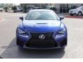 2015 Ultrasonic Blue Mica 2.0 Lexus RC F  photo #2