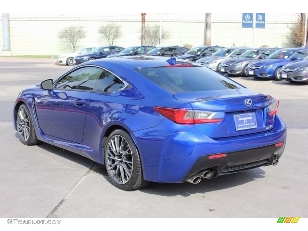 2015 RC F - Ultrasonic Blue Mica 2.0 / Black photo #5