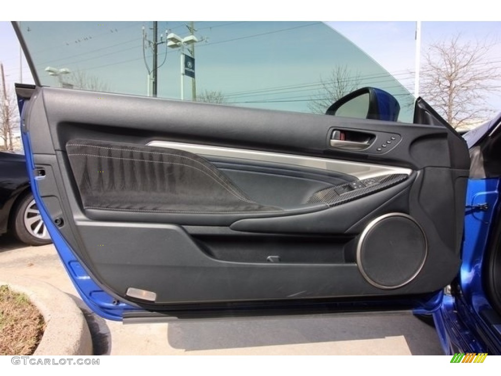 2015 Lexus RC F Black Door Panel Photo #118252476