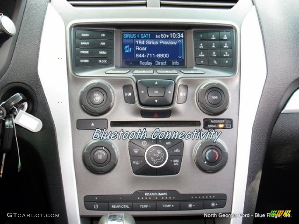 2012 Explorer XLT EcoBoost - White Platinum Tri-Coat / Charcoal Black photo #21