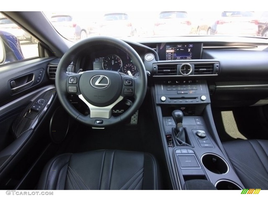 2015 Lexus RC F Black Dashboard Photo #118252683