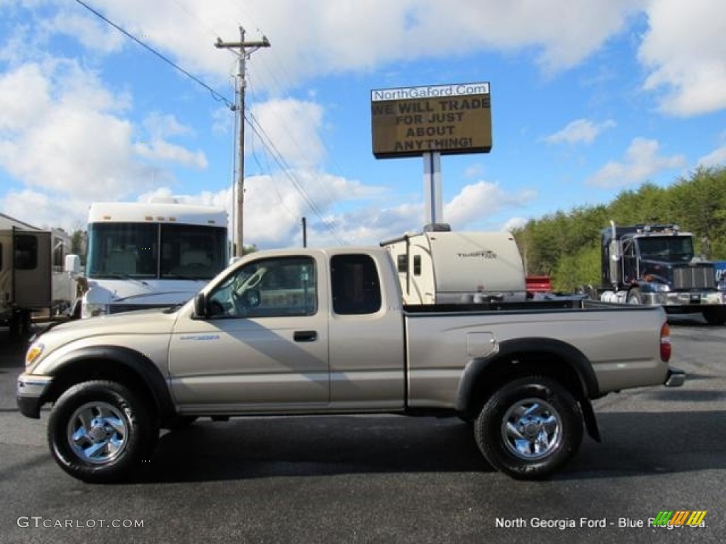 2004 Tacoma V6 PreRunner Xtracab - Mystic Gold Metallic / Oak photo #2