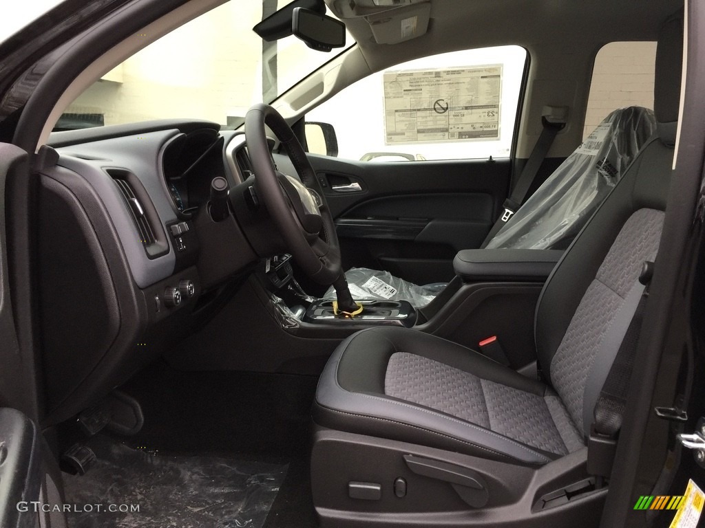 Jet Black Interior 2017 Chevrolet Colorado Z71 Crew Cab 4x4 Photo #118253727