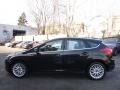 2013 Tuxedo Black Ford Focus Titanium Hatchback  photo #3