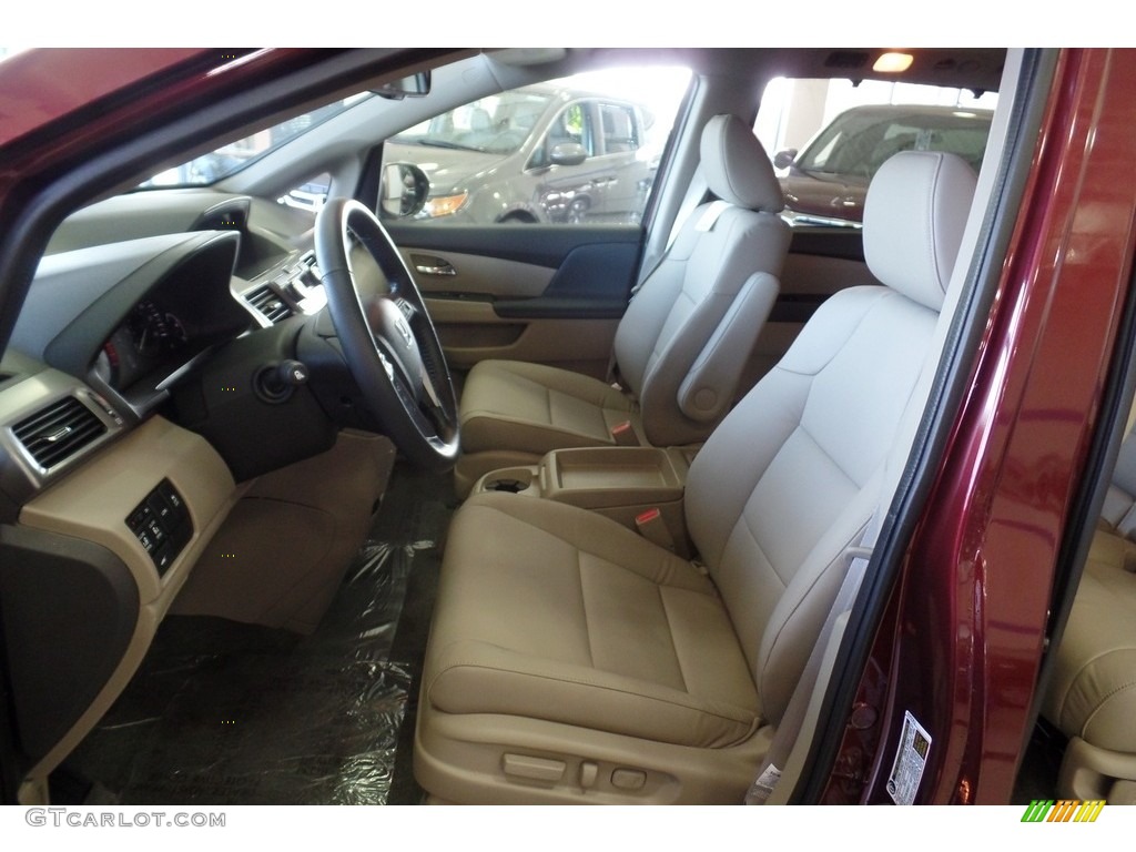Beige Interior 2016 Honda Odyssey EX-L Photo #118255158