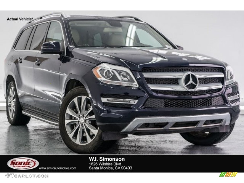 2013 GL 450 4Matic - Lunar Blue Metallic / Almond Beige photo #1